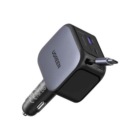 USB-C зарядно за кола - Ugreen EC604 3-в-1 със USB-A и USB-C изходи